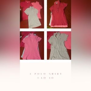 (3for$35) 3polo shirts